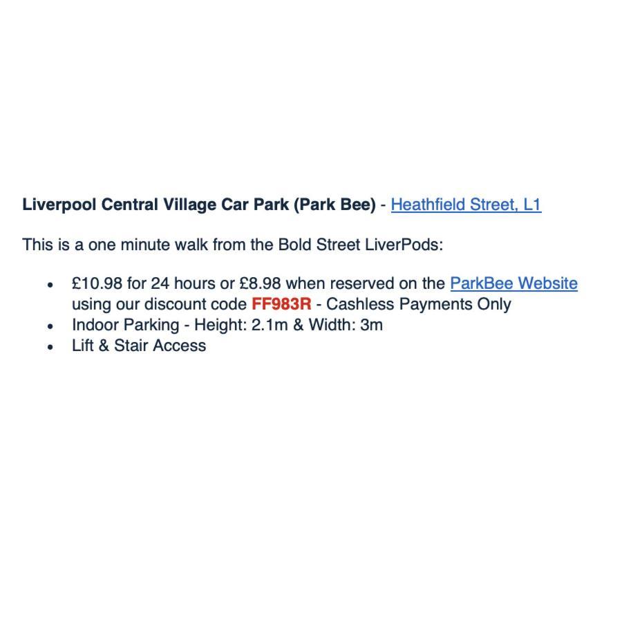 The Bold St Liverpods By Serviced Living Liverpool Eksteriør bilde