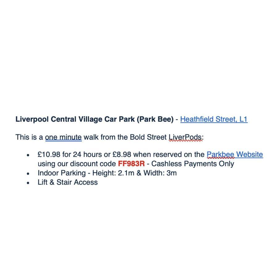 The Bold St Liverpods By Serviced Living Liverpool Eksteriør bilde
